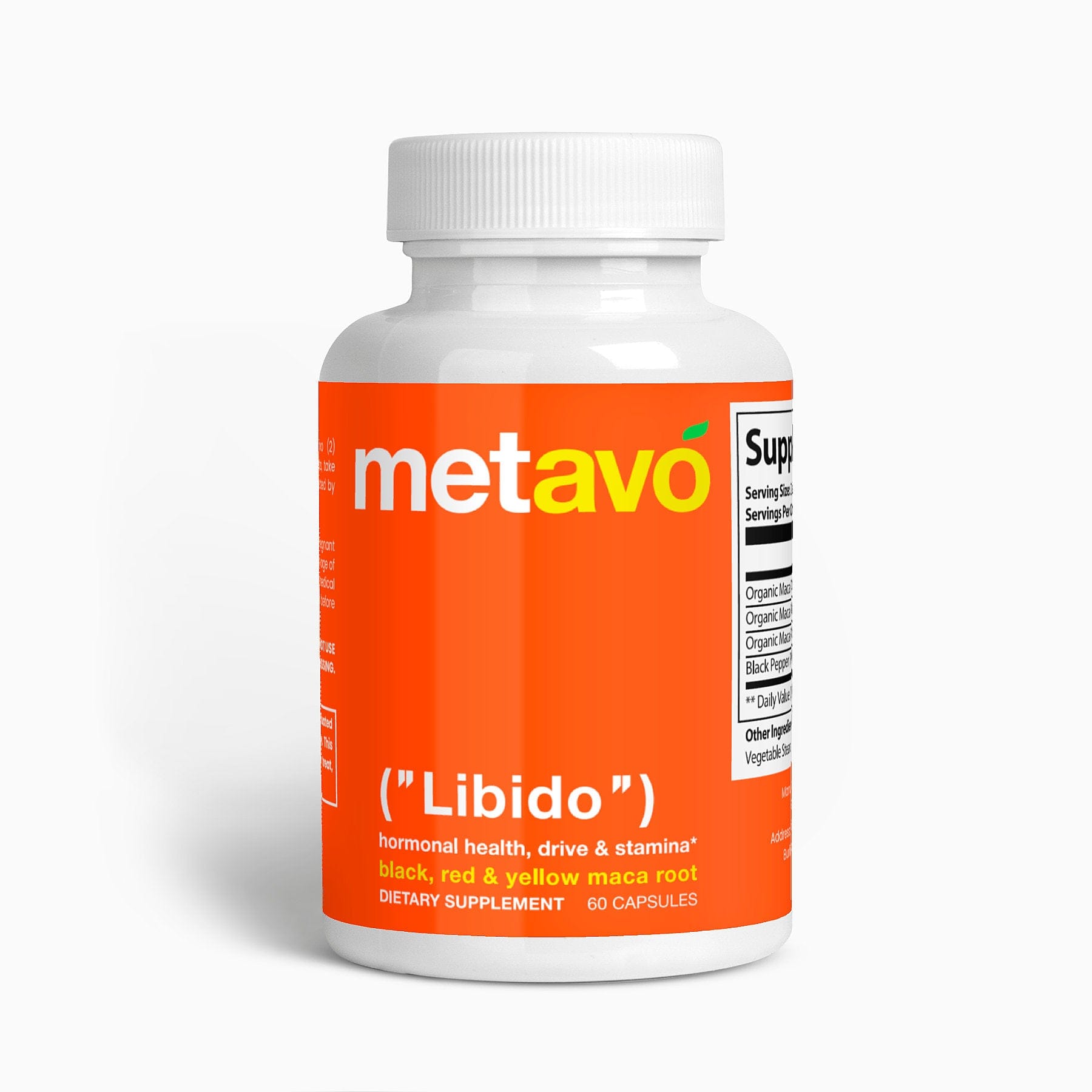 Metavo.com Natural Extracts Maca Plus