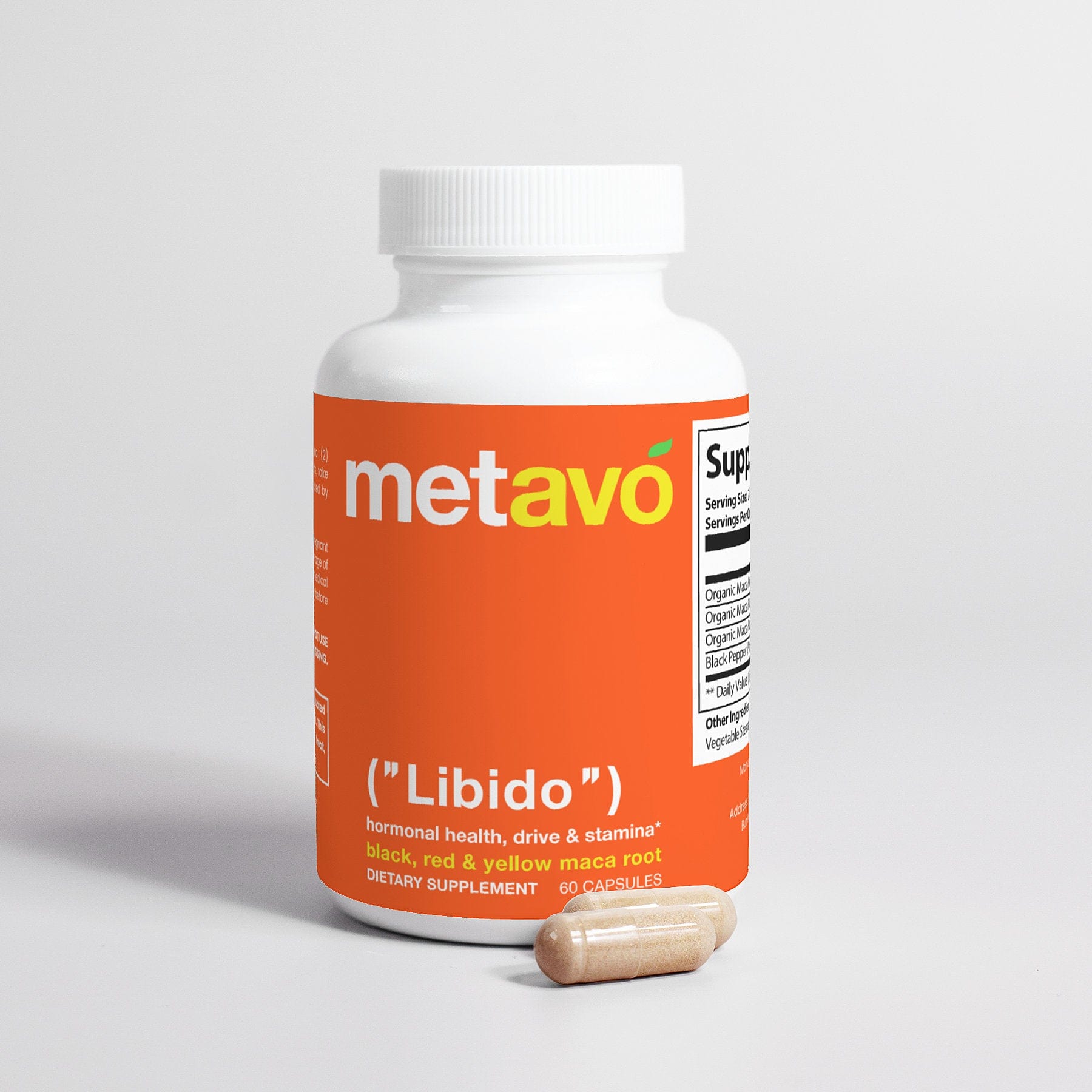 Metavo.com Natural Extracts Maca Plus