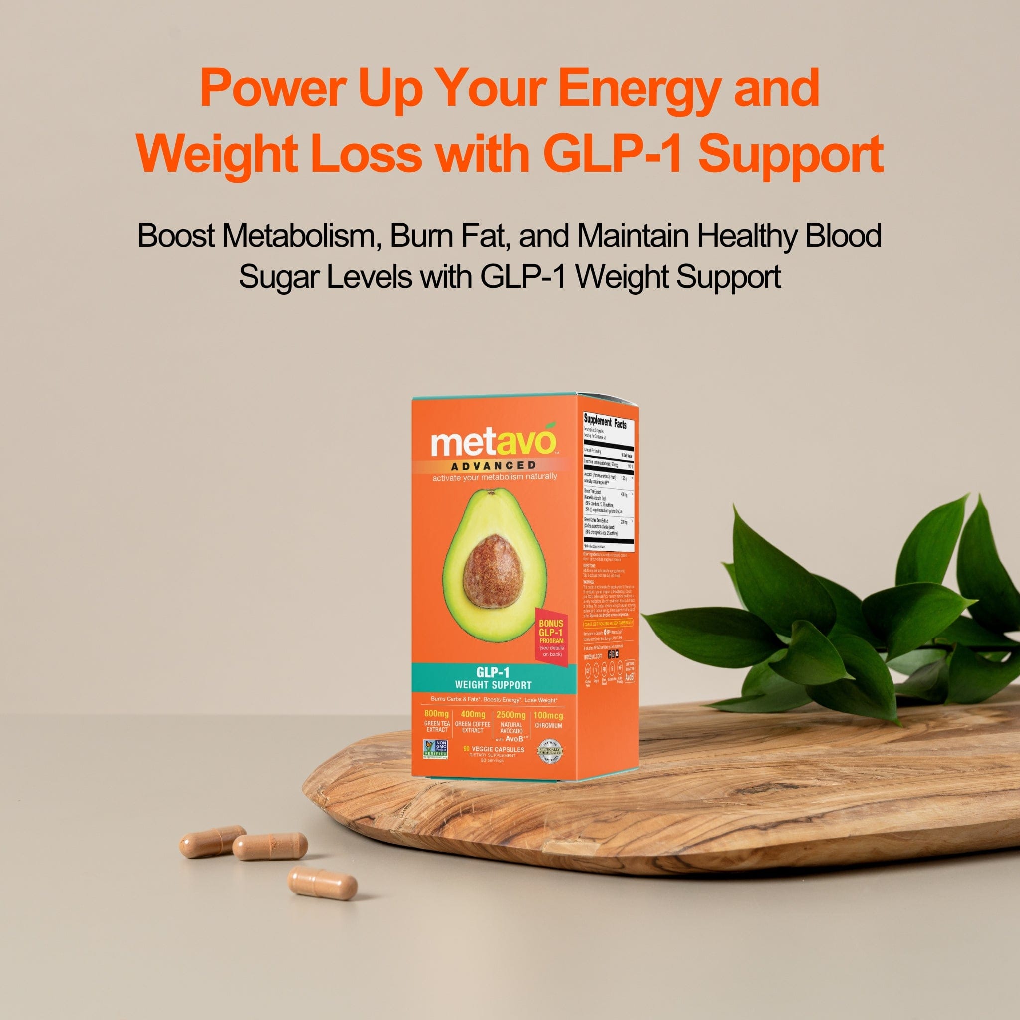 Metavo US Metavo Metavo Advanced GLP-1 Weight Support Capsules