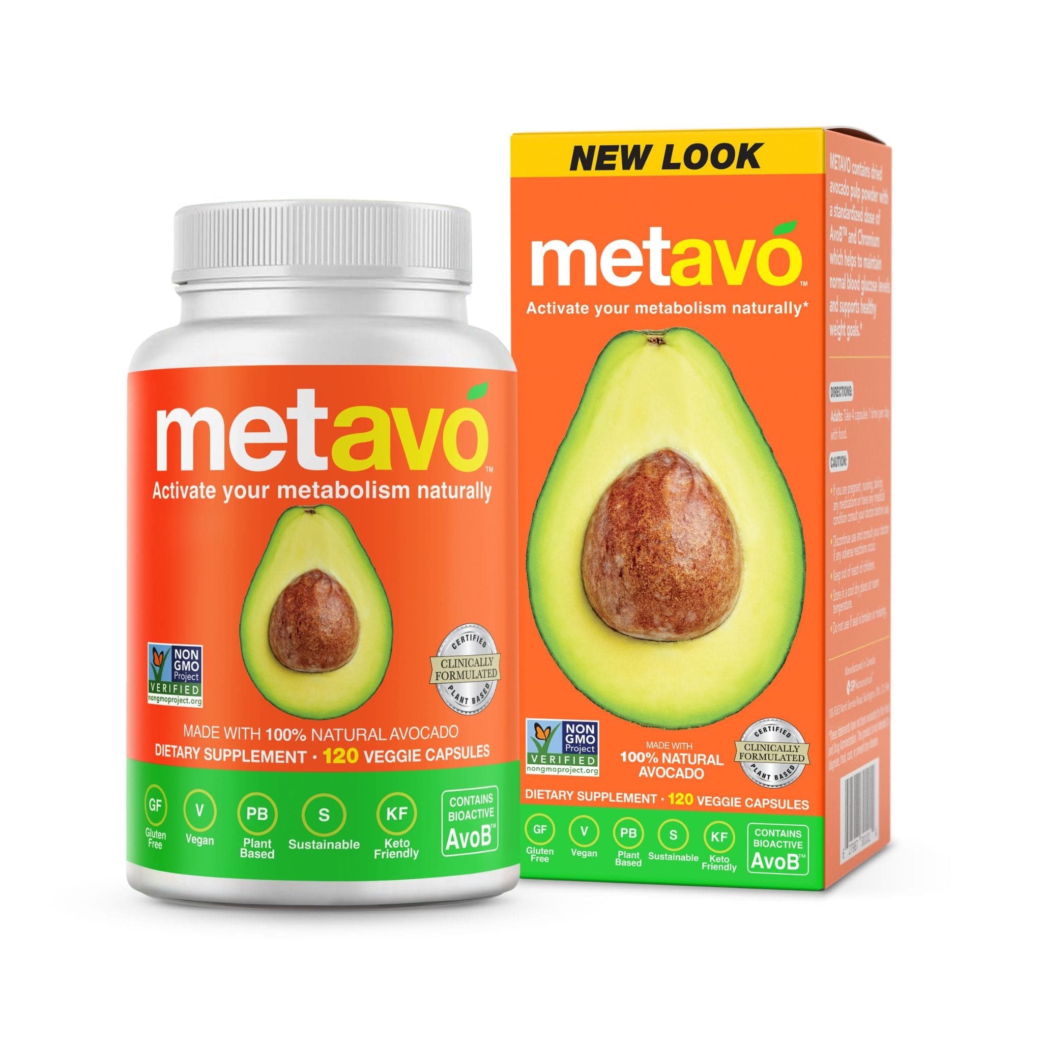 Metavo US Metavo Original 120 Capsule Metabolism Booster Capsules | 30 Serve