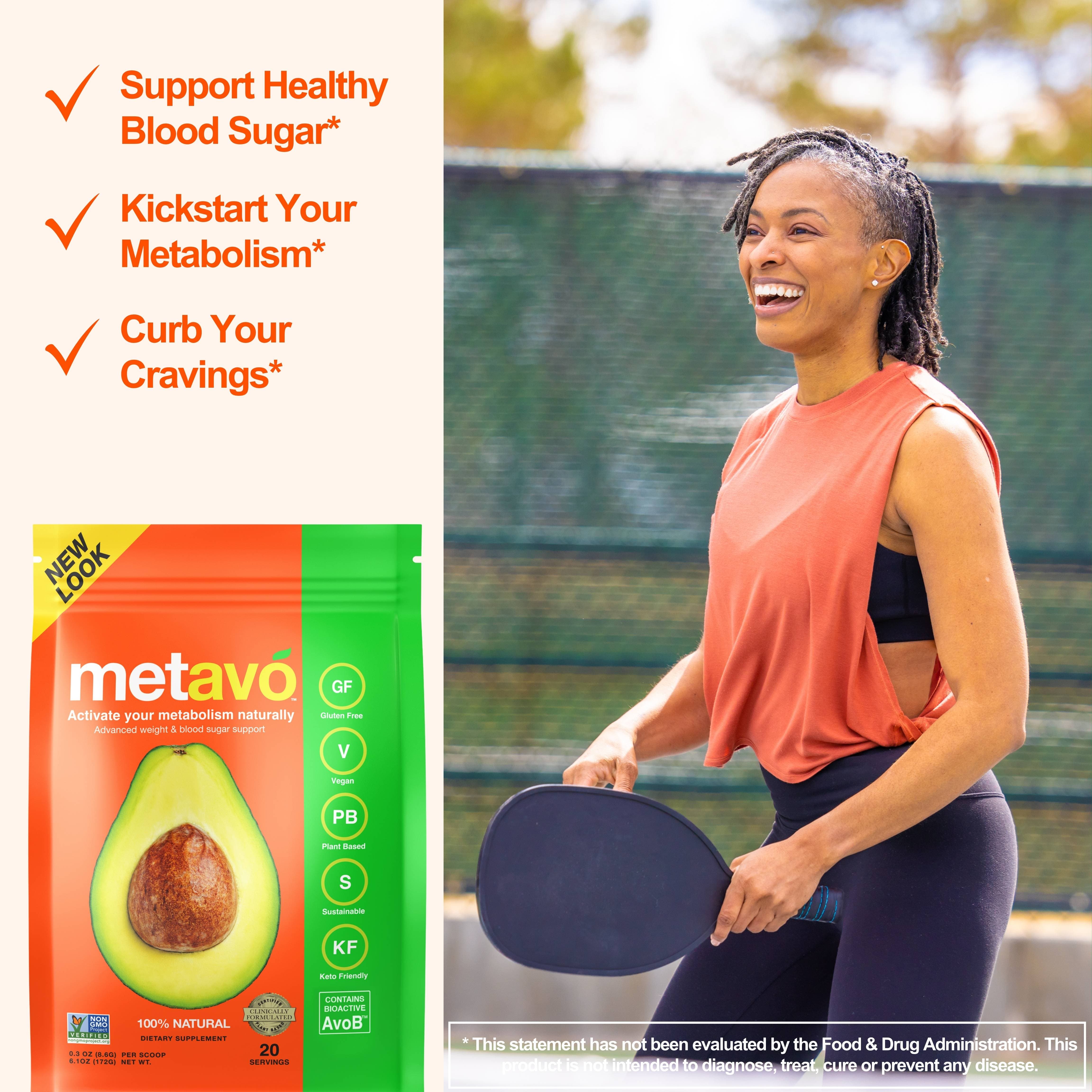 Metavo US Metavo Original Metabolism Booster Smoothie Mix | 20 Serve