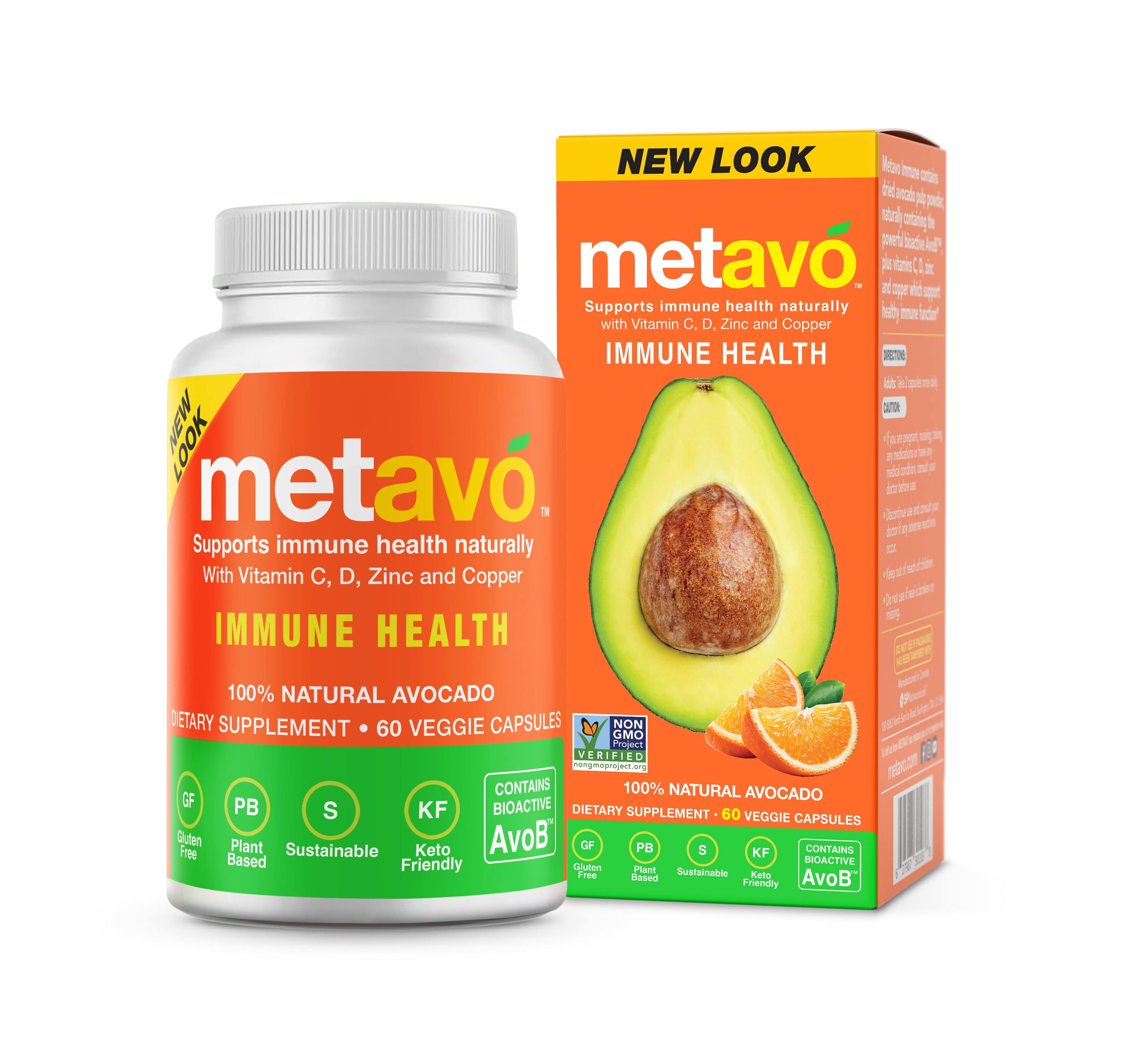 Metavo US Monthly Supply 60 Capsules Immune Boost