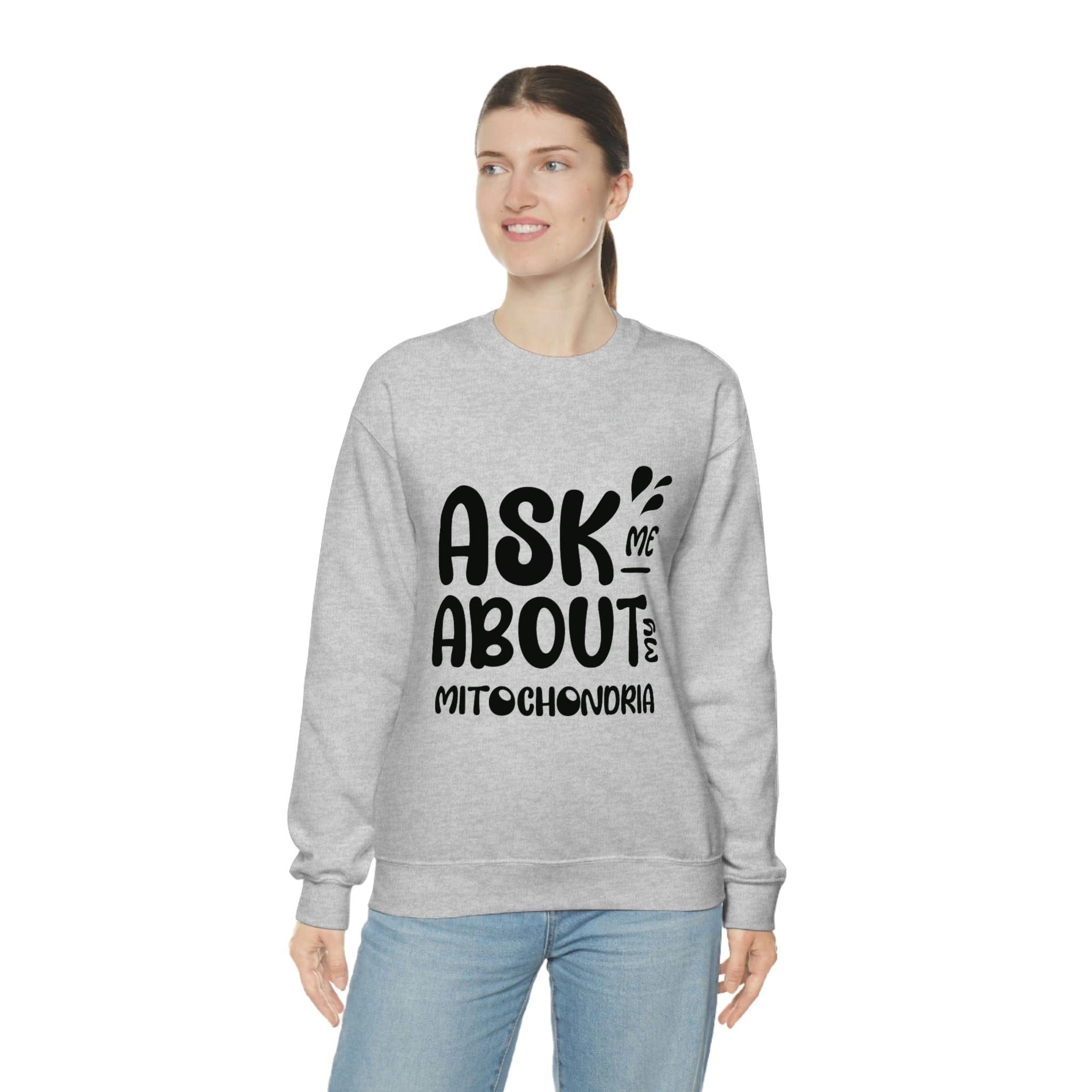 Printify Sweatshirt Mitochondria Unisex Heavy Blend™ Crewneck Sweatshirt